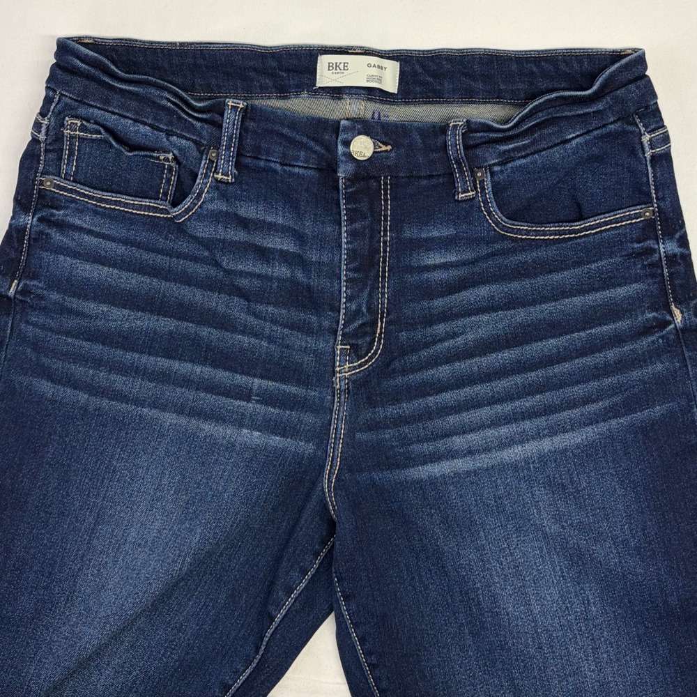 BKE Gabby Bootcut Jeans Womens 32 Dark Wash High Rise Curvy Fit Denim - Picture 6 of 12